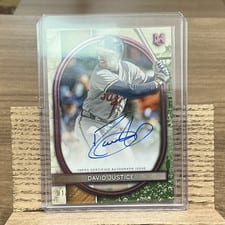 2025 Topps Museum Collection Archival Autographs David Justice #AA-DJ card