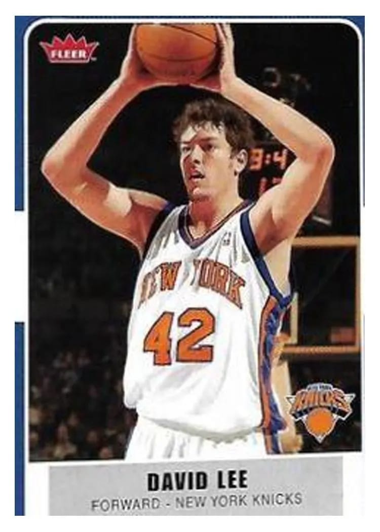 2007 Fleer David Lee #74 card