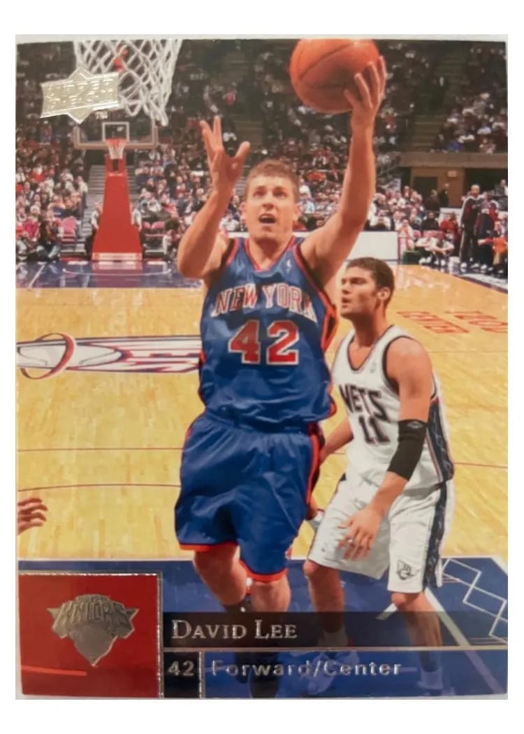 2009 Upper Deck David Lee #130 card