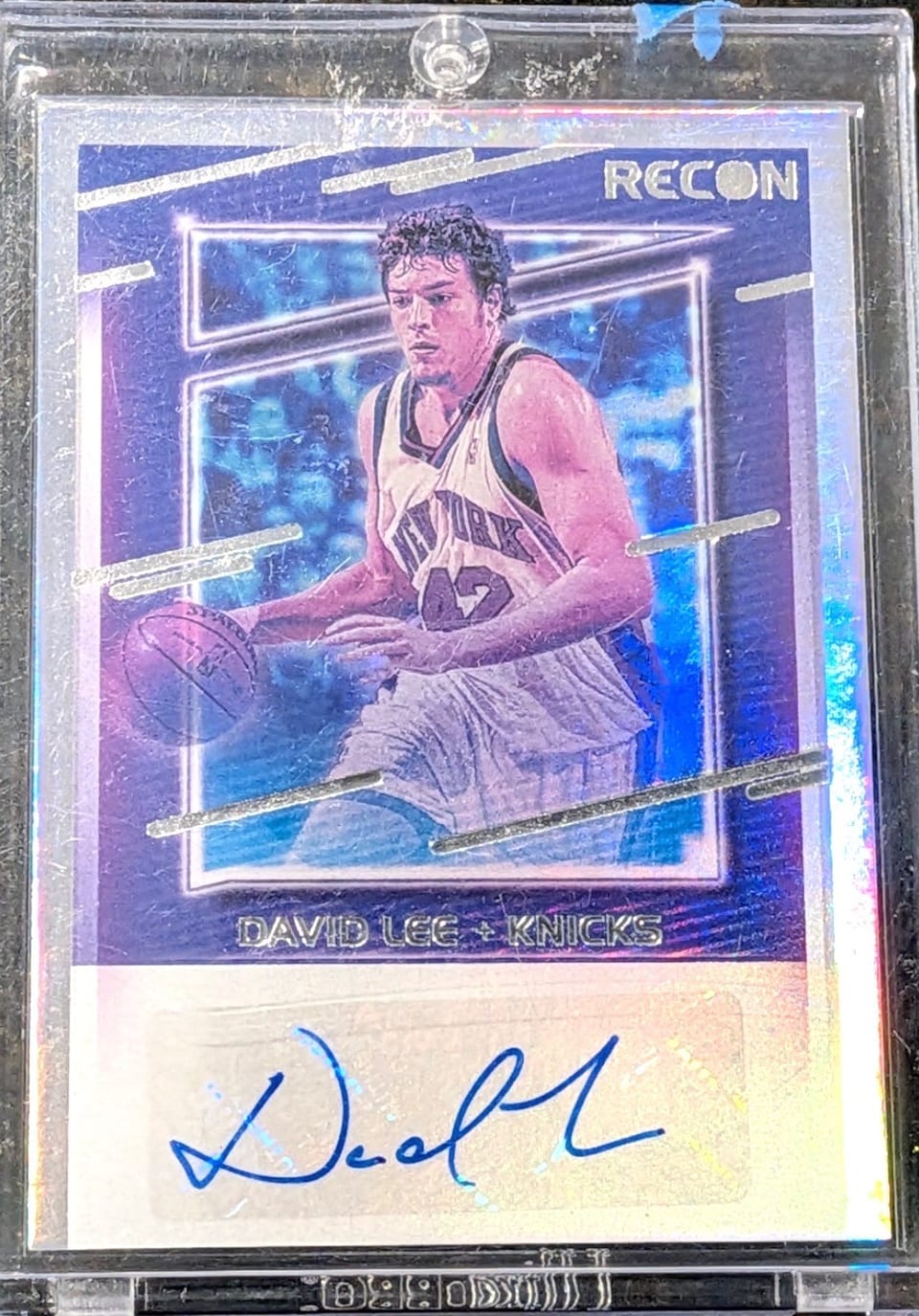 2020-21 Panini Recon Recon Signatures David Lee #RS-DLE card