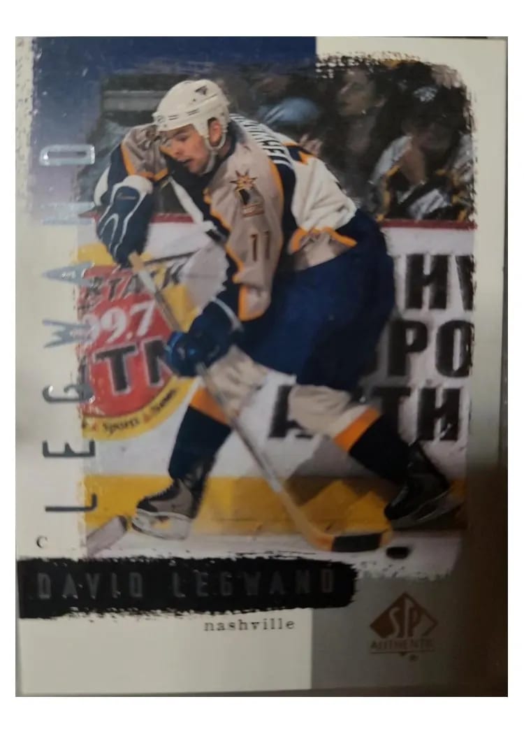 2000 SP Authentic David Legwand #49 card
