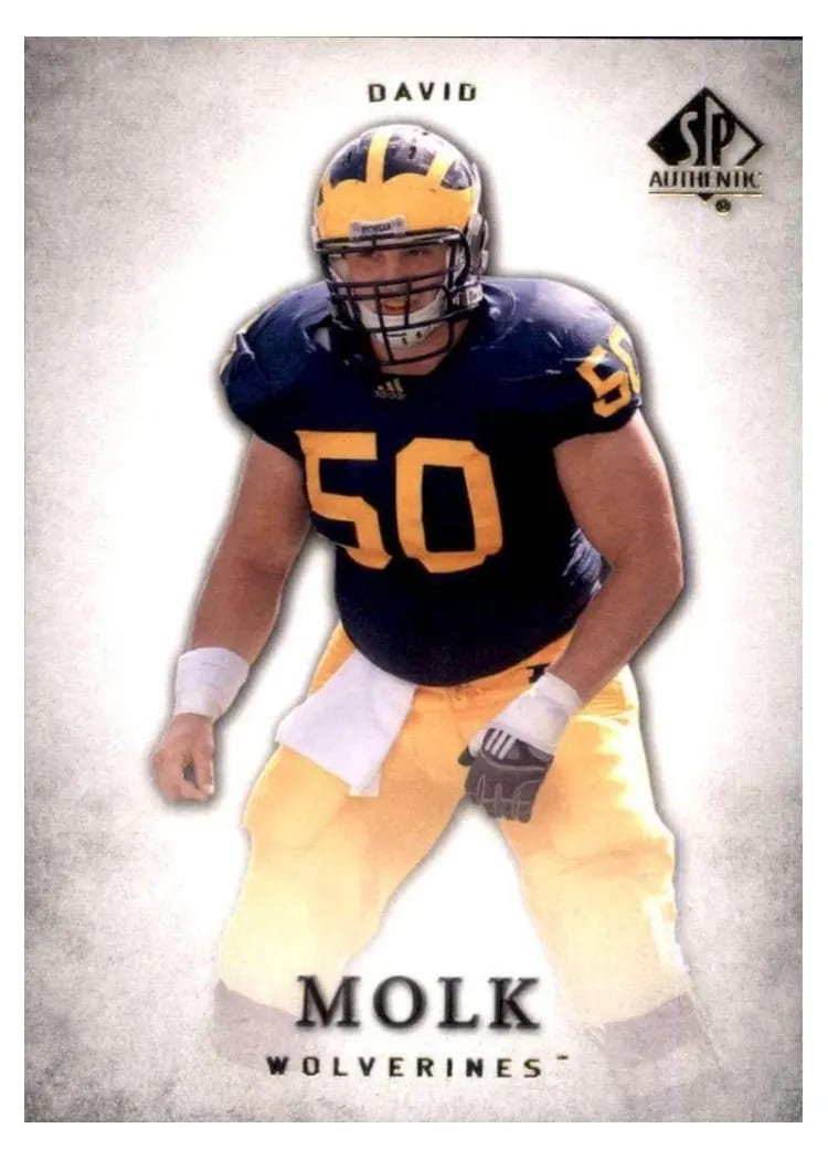 2012 SP Authentic David Molk #95