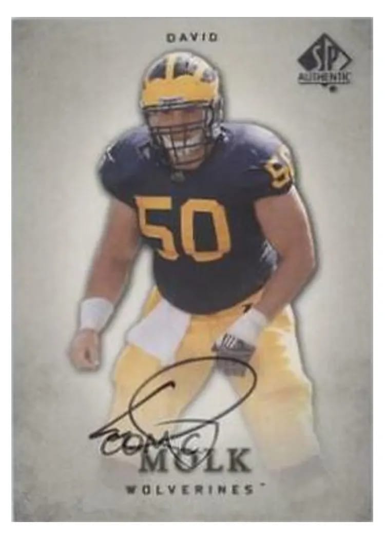 2012 SP Authentic David Molk Autograph #95