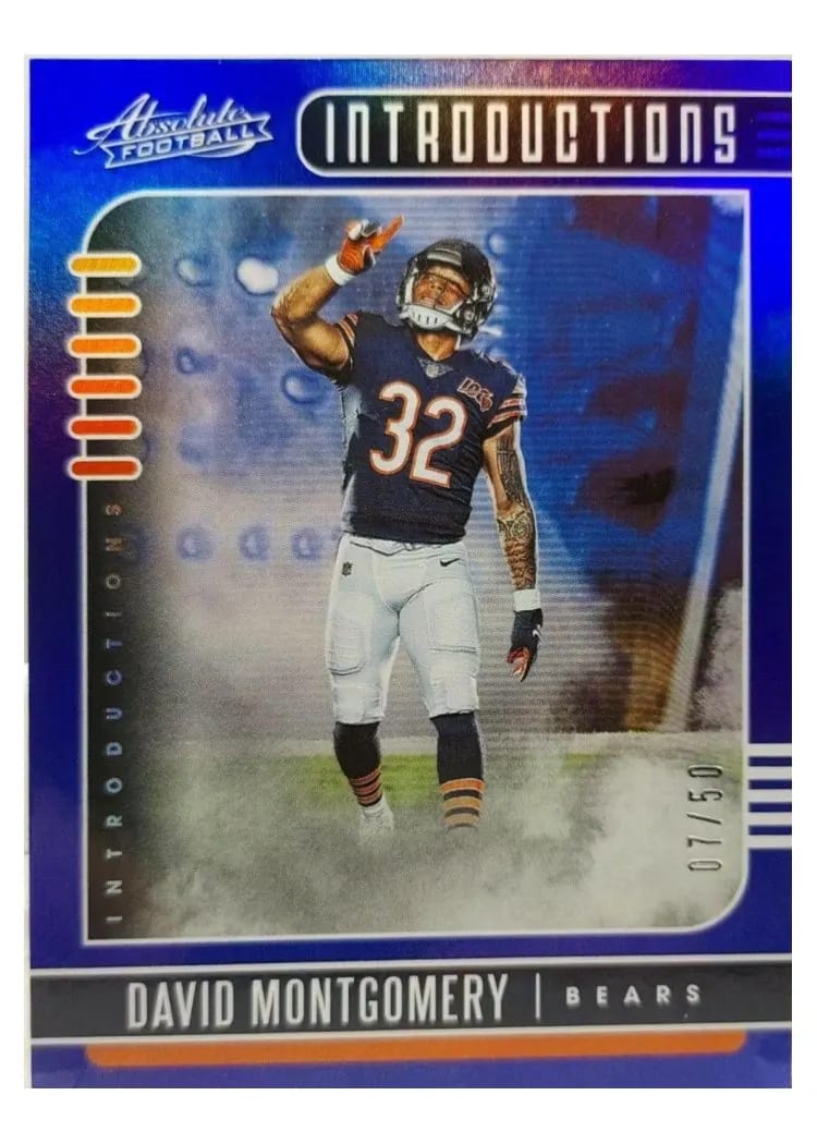 2019 Panini Absolute Introductions David Montgomery #5 card