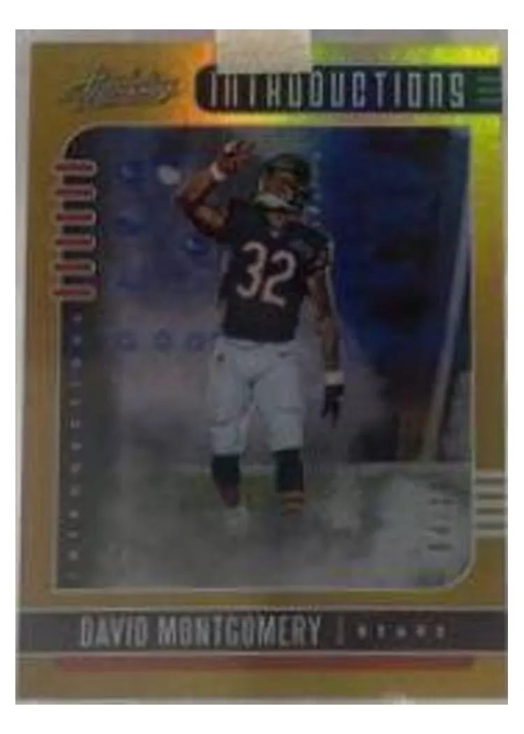 2019 Panini Absolute Introductions David Montgomery #5 card