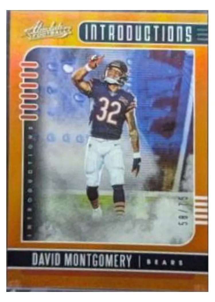 2019 Panini Absolute Introductions David Montgomery #5 card