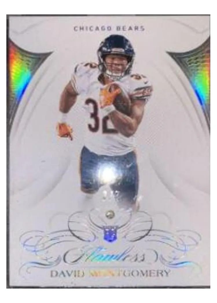 2019 Panini Flawless Base Ruby David Montgomery #113 card