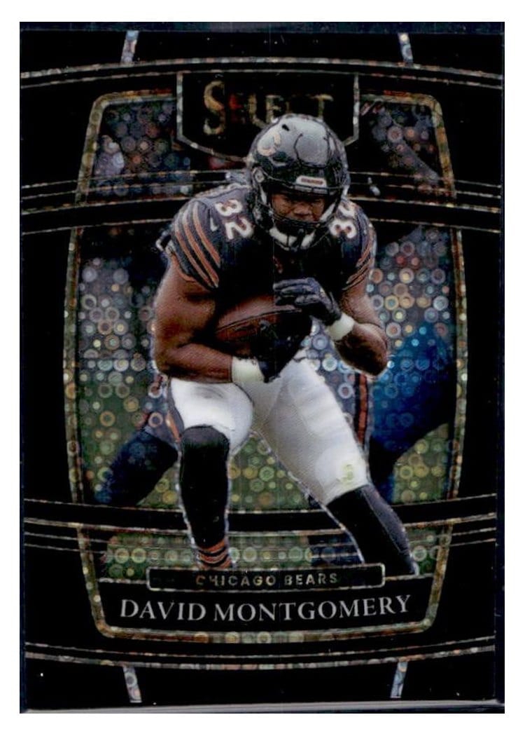 2021 Panini Select Base Set David Montgomery #8 card
