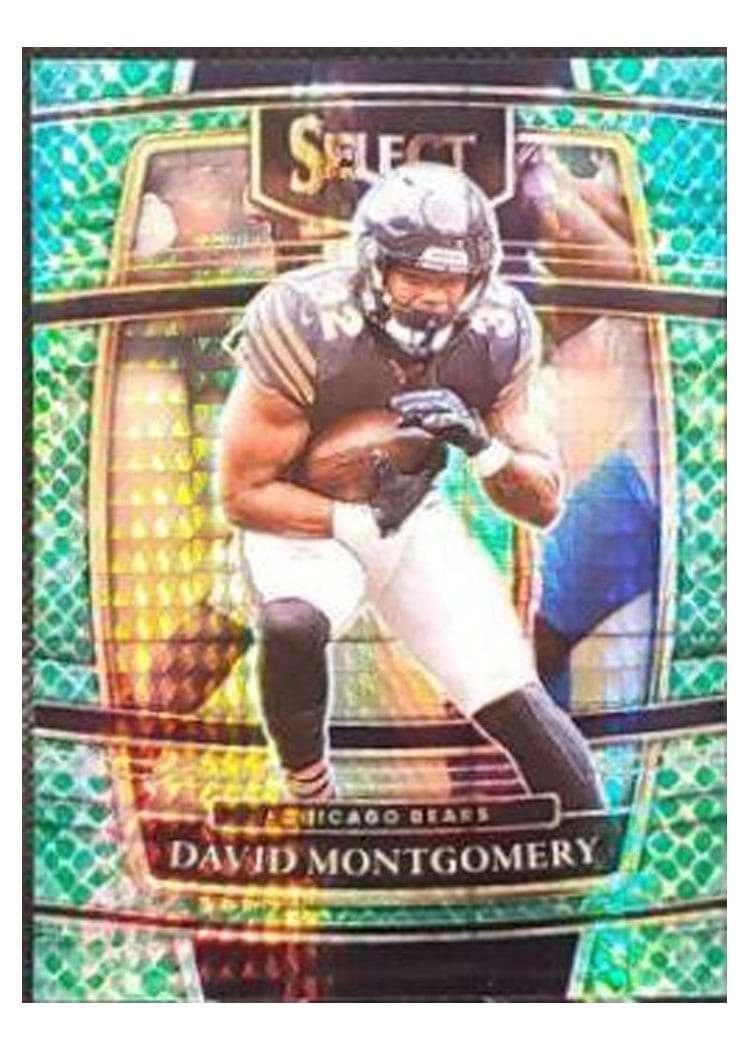 2021 Panini Select Base Set David Montgomery #8 card