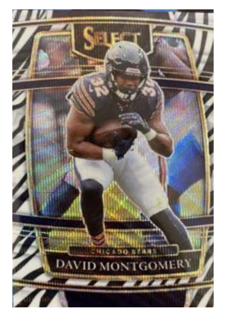 2021 Panini Select Base Set David Montgomery #8 card