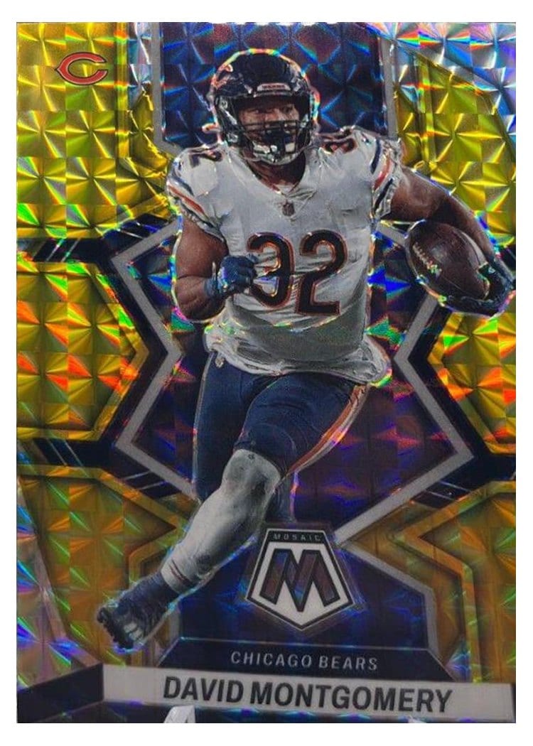 2022 Panini Mosaic Base Set David Montgomery #34 card