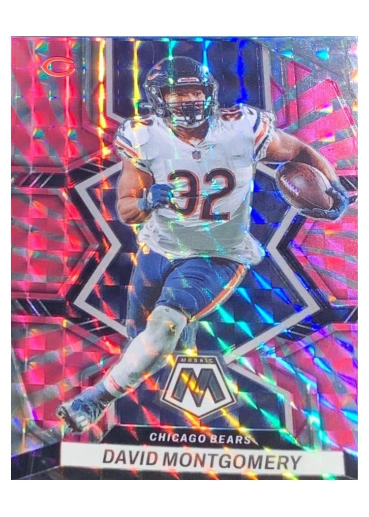 2022 Panini Mosaic Base Set David Montgomery #34 card
