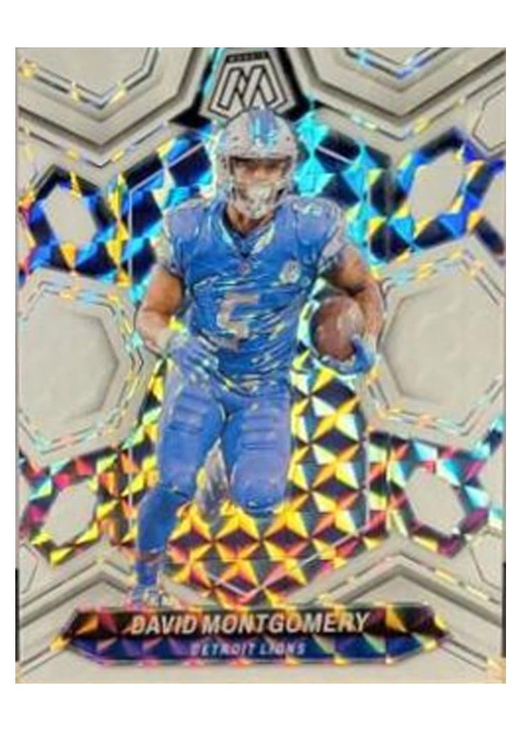 2024 Panini Mosaic Base Set David Montgomery White #72 card