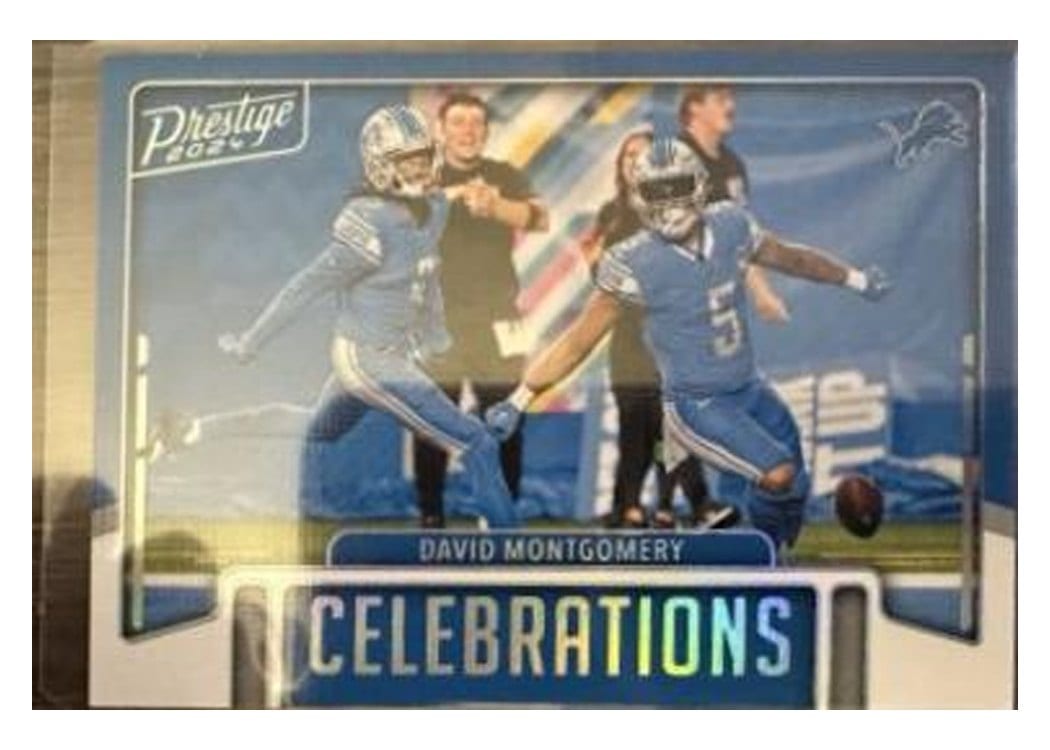 2024 Panini Prestige Celebrations David Montgomery #CEL-DMY card