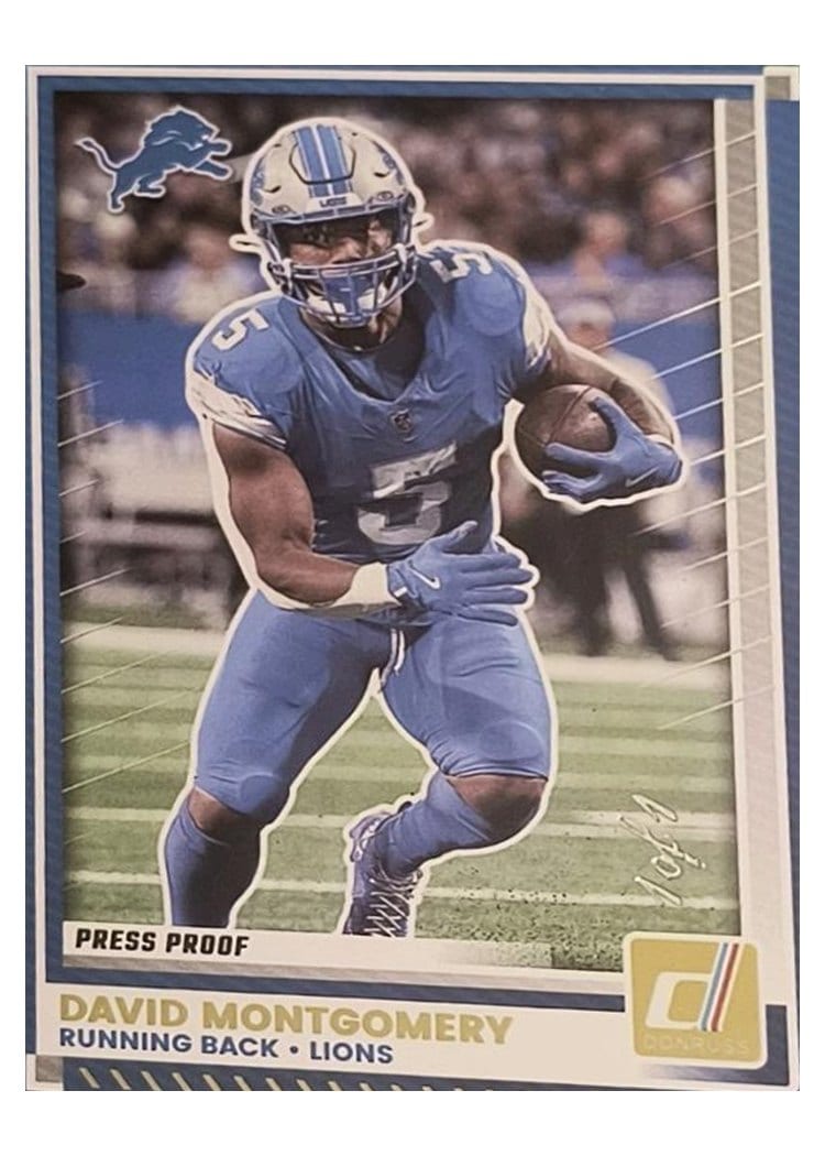2025 Donruss Base Set David Montgomery #159 card