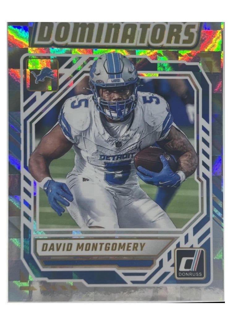 2025 Donruss Dominators David Montgomery #DOM-DMY card