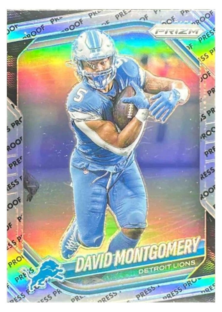 2025 Panini Prizm Base Set David Montgomery #164 card
