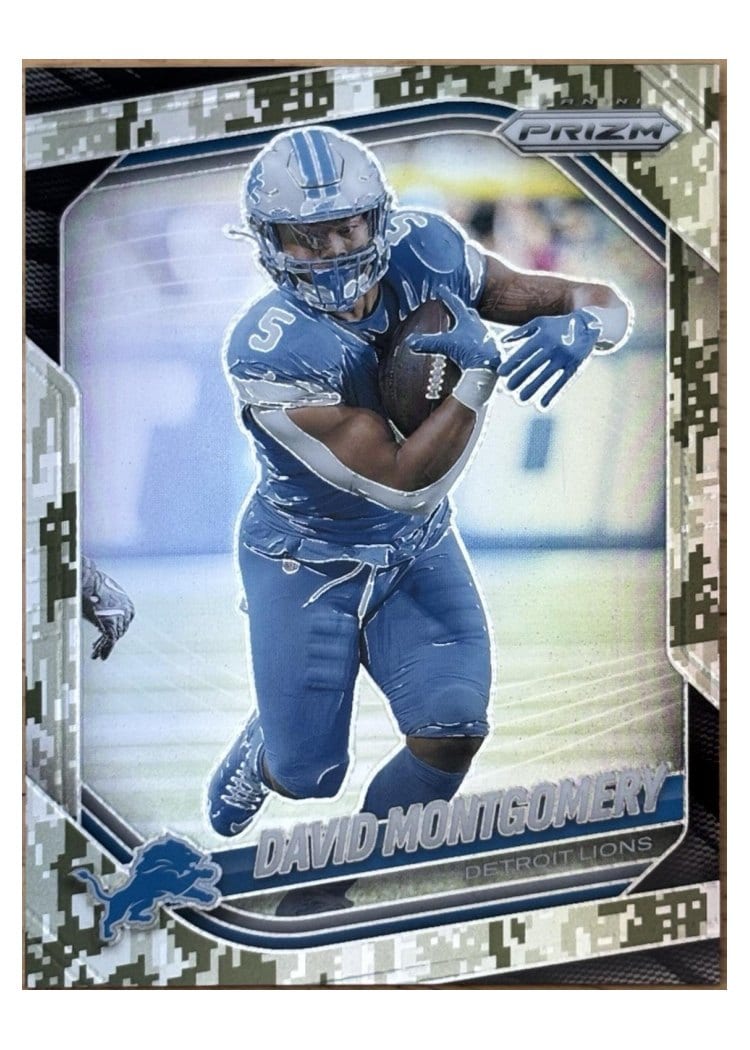 2025 Panini Prizm Base Set David Montgomery #164 card