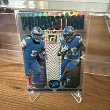 2025 Donruss Production Line David Montgomery / Jahmyr Gibbs #2