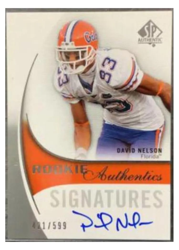 2010 SP Authentic David Nelson #148 card