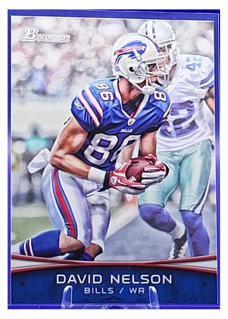 2012 Bowman David Nelson #95 card