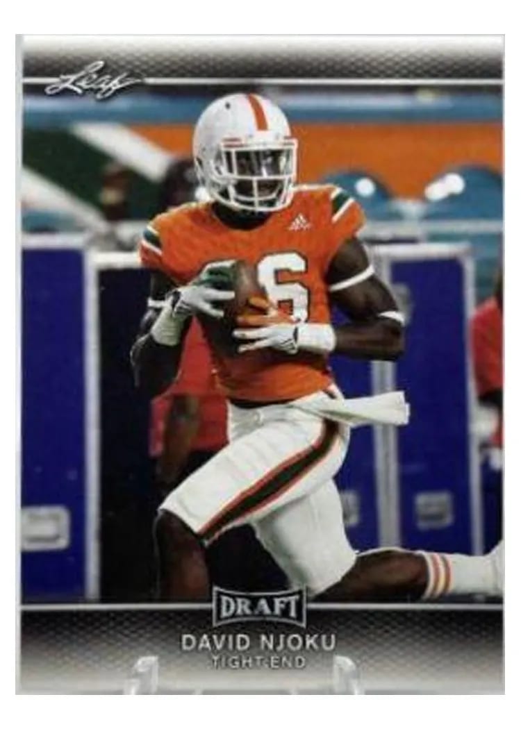 2017 Leaf Draft David Njoku #21 card