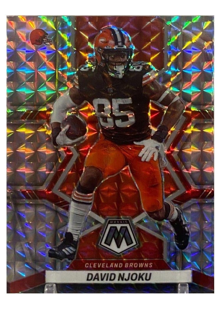 2022 Panini Mosaic Base Set David Njoku #48 card