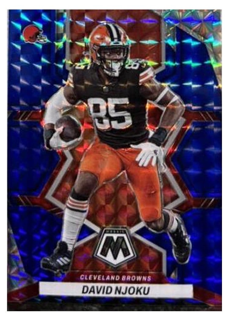 2022 Panini Mosaic Base Set David Njoku #48 card