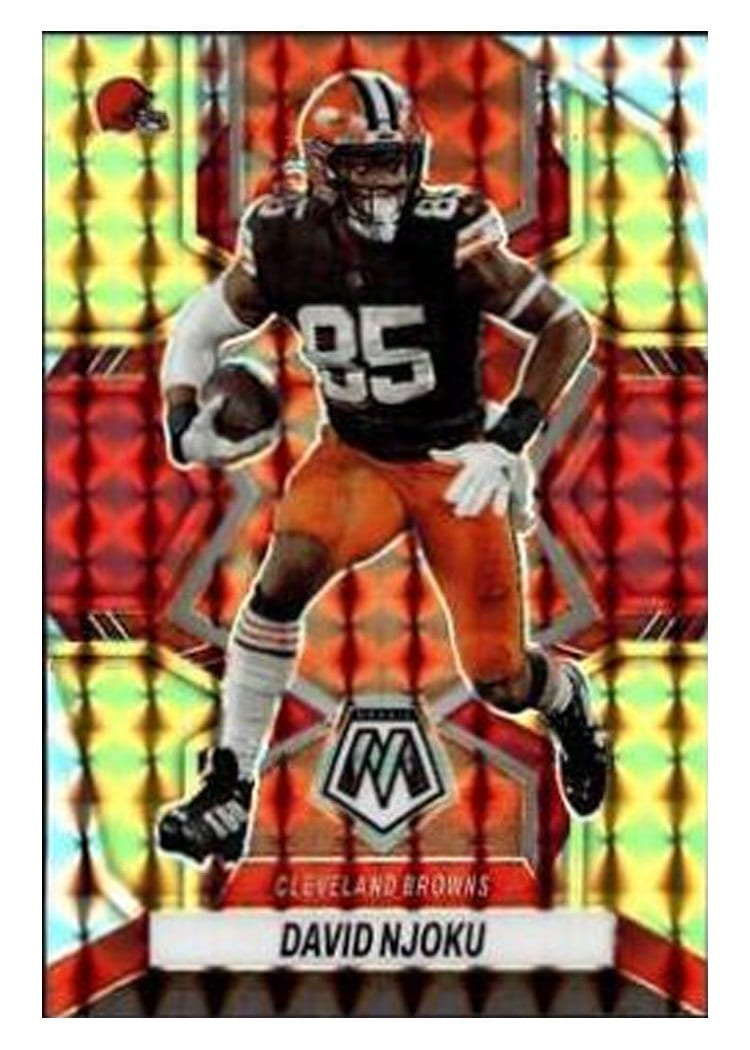 2022 Panini Mosaic Base Set David Njoku #48 card