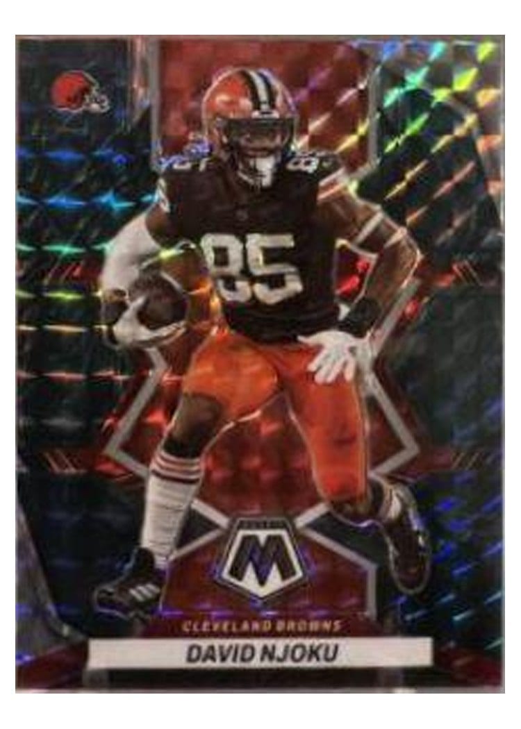 2022 Panini Mosaic Base Set David Njoku #48 card