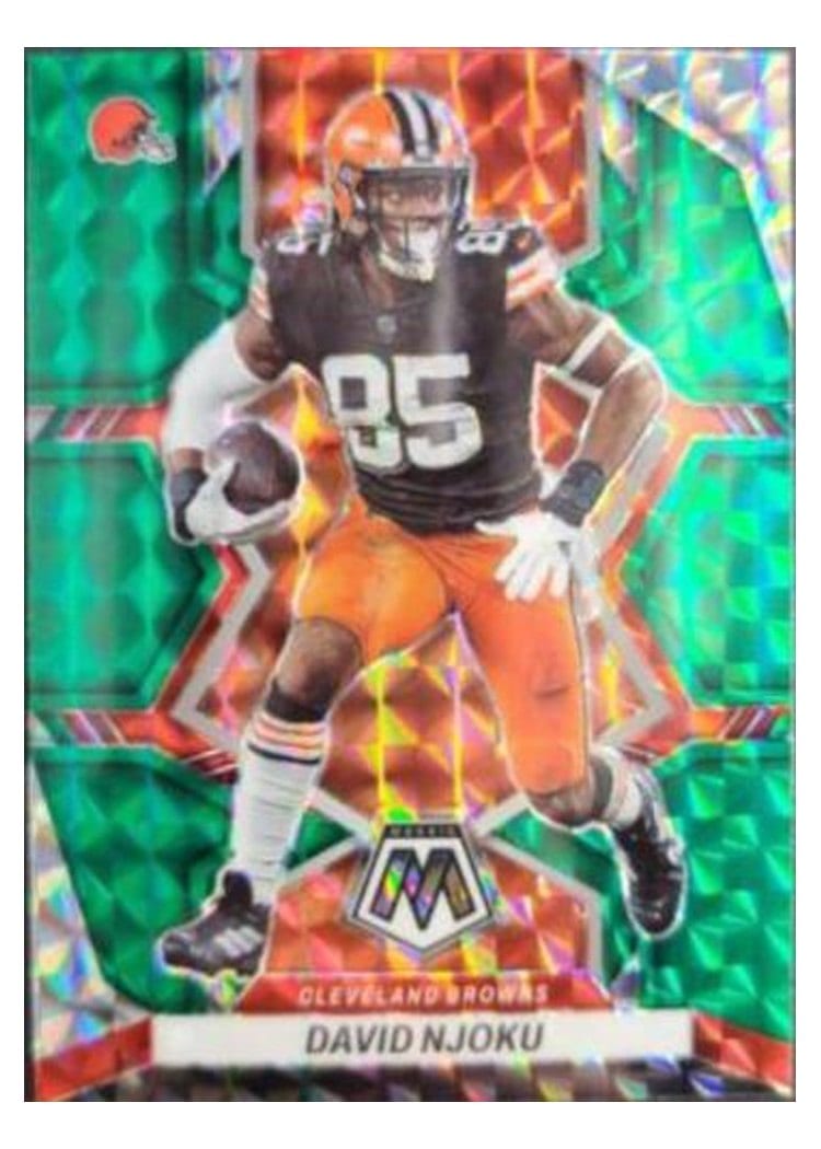 2022 Panini Mosaic Base Set David Njoku #48 card