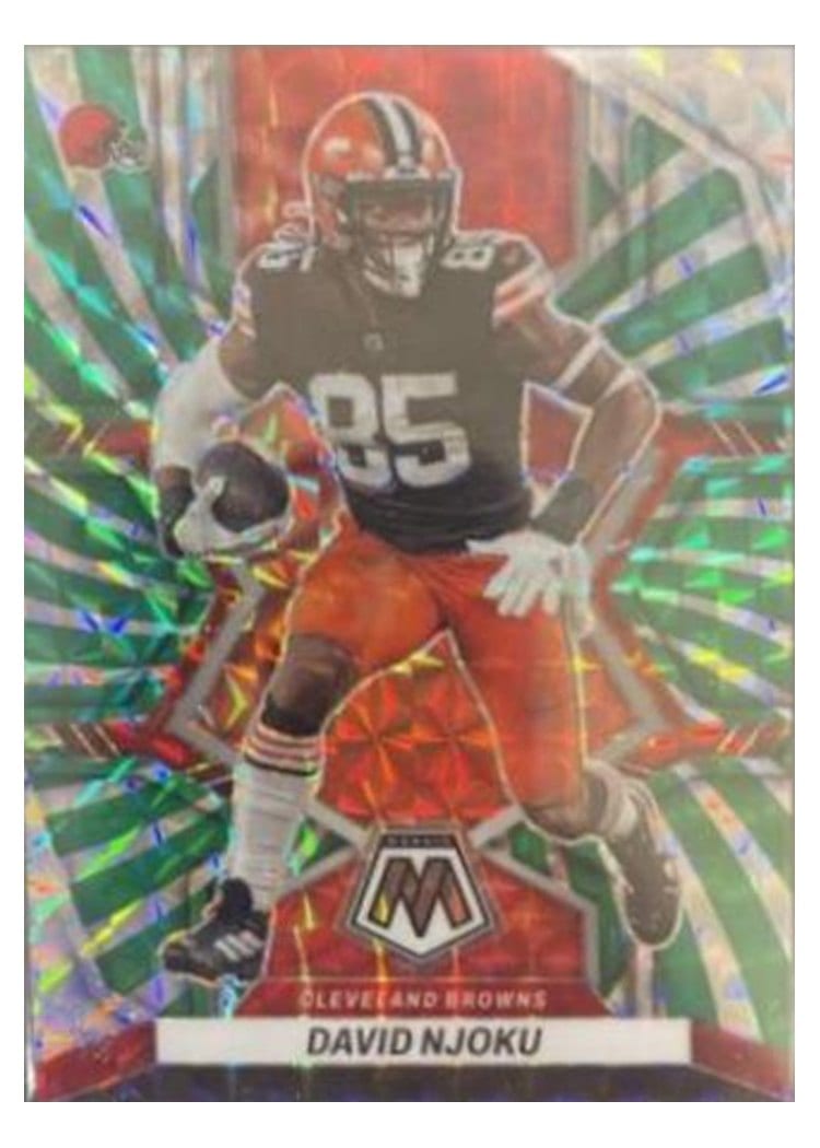 2022 Panini Mosaic Base Set David Njoku #48 card