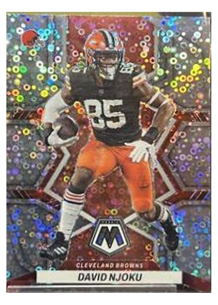 2022 Panini Mosaic Base Set David Njoku #48 card