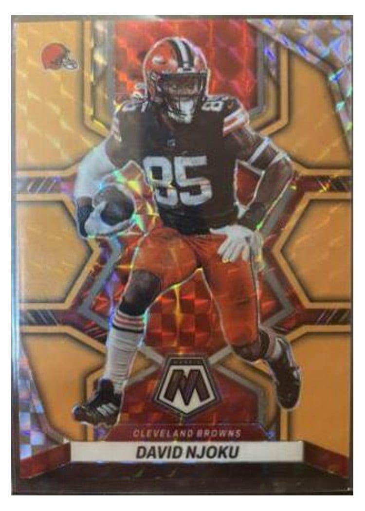 2022 Panini Mosaic Base Set David Njoku #48 card
