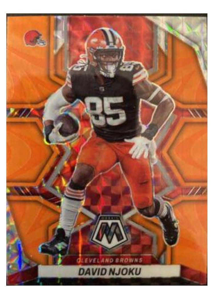 2022 Panini Mosaic Base Set David Njoku #48 card