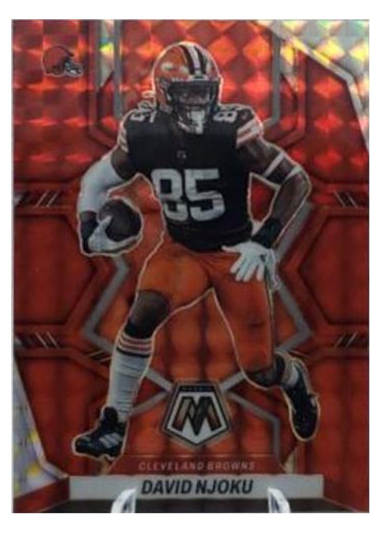 2022 Panini Mosaic Base Set David Njoku Red #48 card
