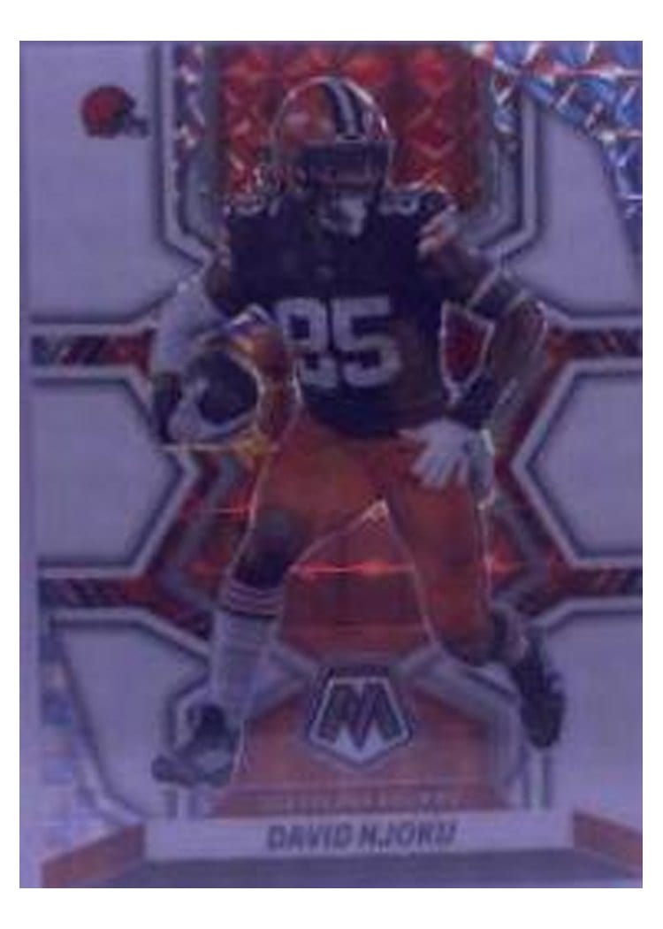 2022 Panini Mosaic Base Set David Njoku #48 card