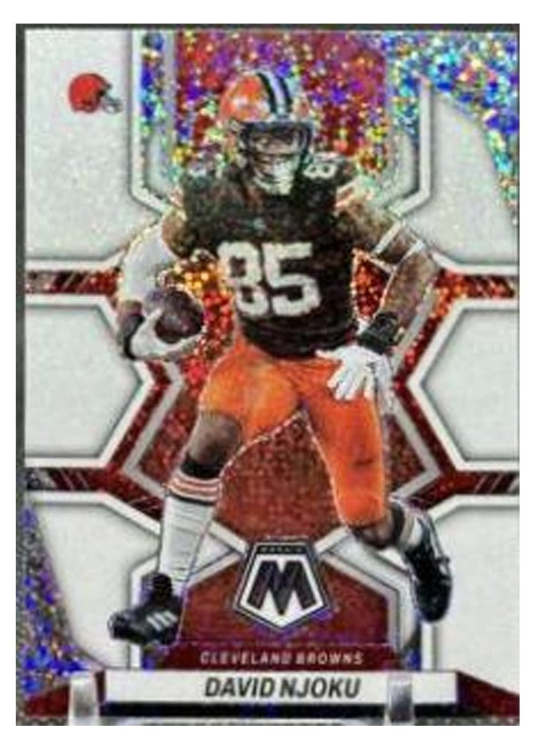 2022 Panini Mosaic Base Set David Njoku #48 card