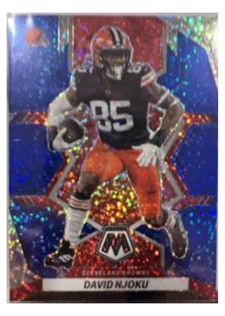 2022 Panini Mosaic Base Set David Njoku #48 card