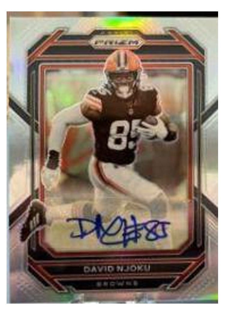 2022 Panini Prizm Base Set David Njoku #71 card