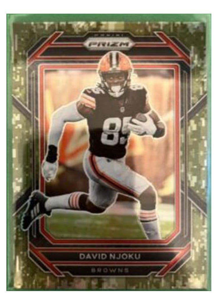 2022 Panini Prizm Base Set David Njoku #71 card