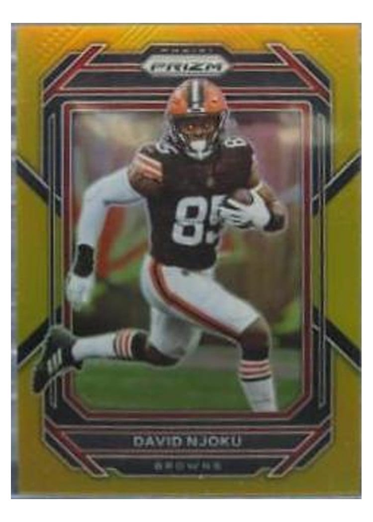 2022 Panini Prizm Base Set David Njoku #71 card
