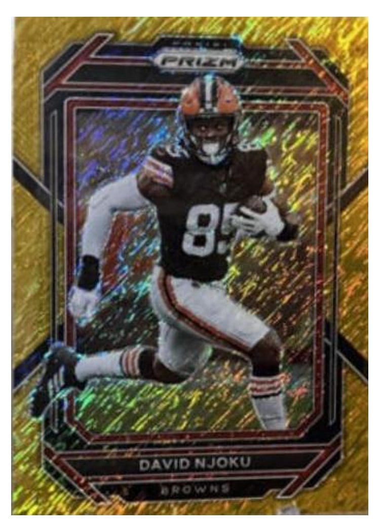 2022 Panini Prizm Base Set David Njoku #71 card