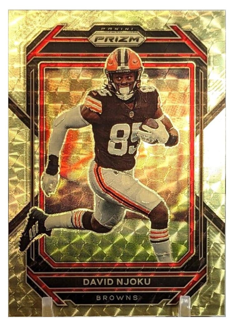 2022 Panini Prizm Base Set David Njoku #71 card