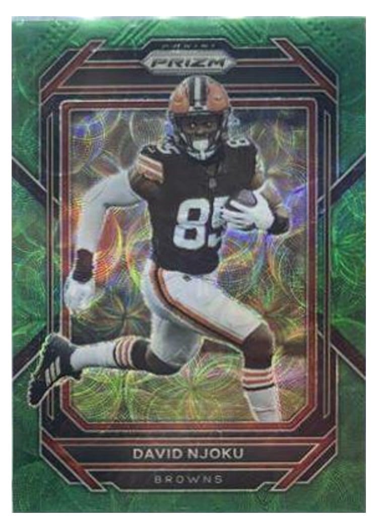 2022 Panini Prizm Base Set David Njoku #71 card