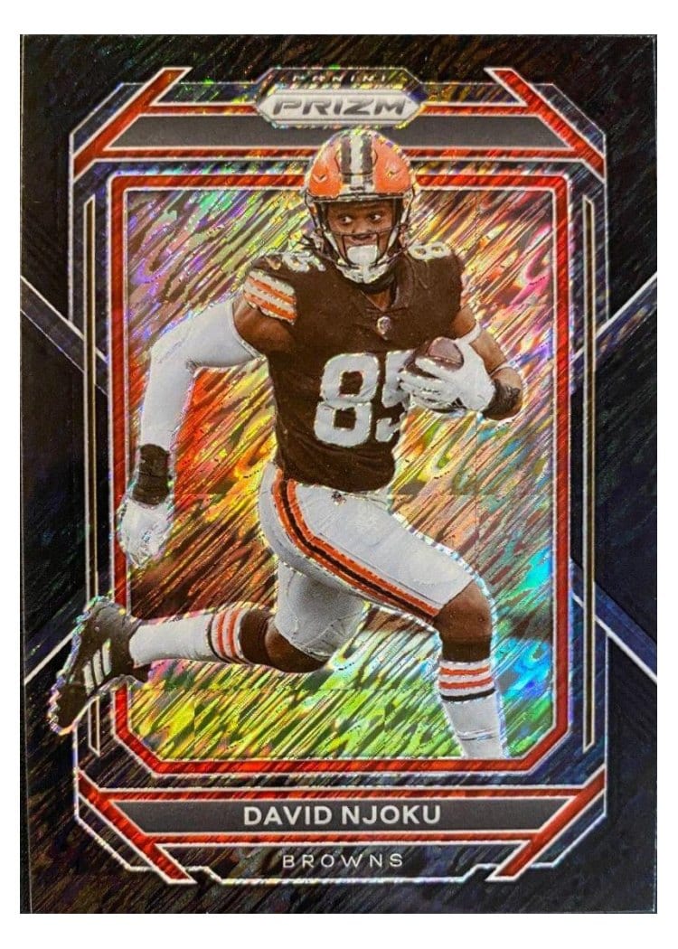 2022 Panini Prizm Base Set David Njoku #71 card