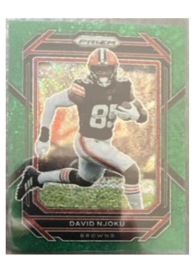 2022 Panini Prizm Base Set David Njoku #71 card