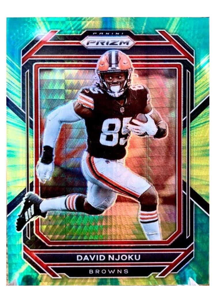 2022 Panini Prizm Base Set David Njoku #71 card