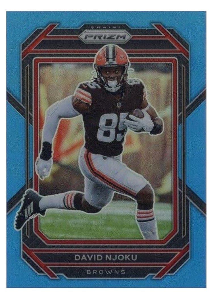 2022 Panini Prizm Base Set David Njoku #71 card