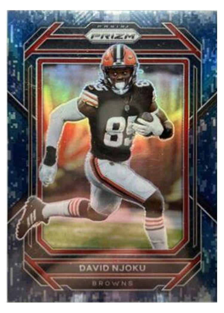 2022 Panini Prizm Base Set David Njoku #71 card